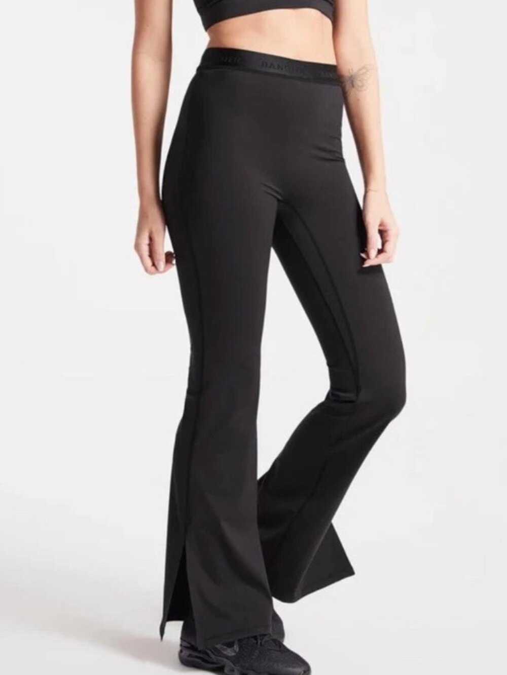 Bandier Black Flare Leggings